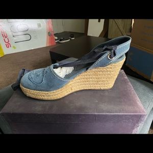 Prada wedge heels